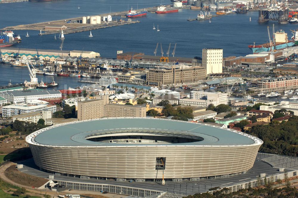 Luftbild Kapstadt - Green Point Stadion / Stadium in Kapstadt / Cape Town in Südafrika / South Africa