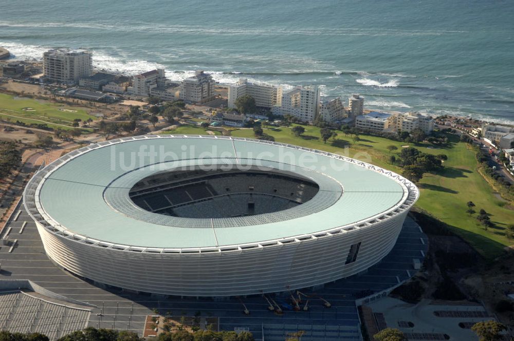 Luftbild Kapstadt - Green Point Stadion / Stadium in Kapstadt / Cape Town in Südafrika / South Africa