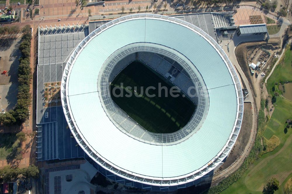 Kapstadt von oben - Green Point Stadion / Stadium in Kapstadt / Cape Town in Südafrika / South Africa