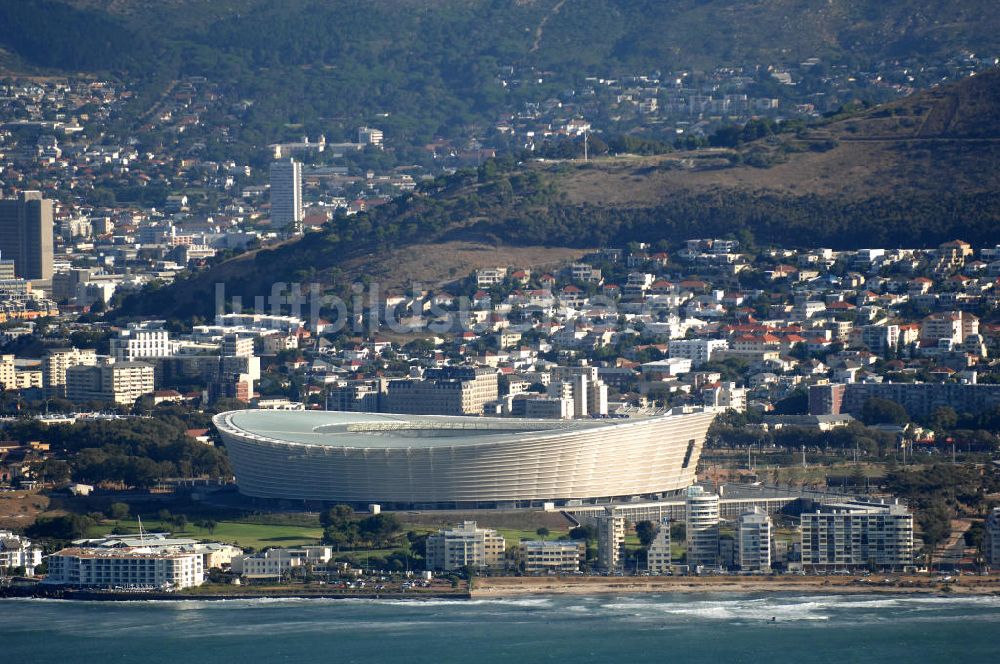 Luftbild Kapstadt - Green Point Stadion / Stadium in Kapstadt / Cape Town in Südafrika / South Africa