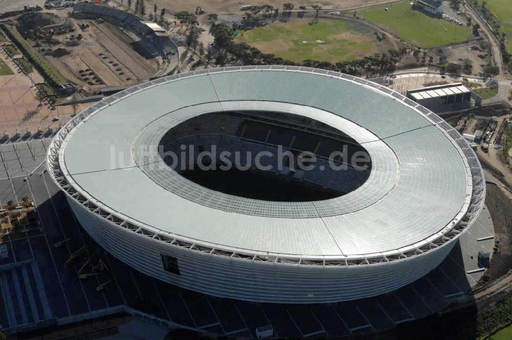 Luftaufnahme Kapstadt - Green Point Stadion / Stadium in Kapstadt / Cape Town in Südafrika / South Africa