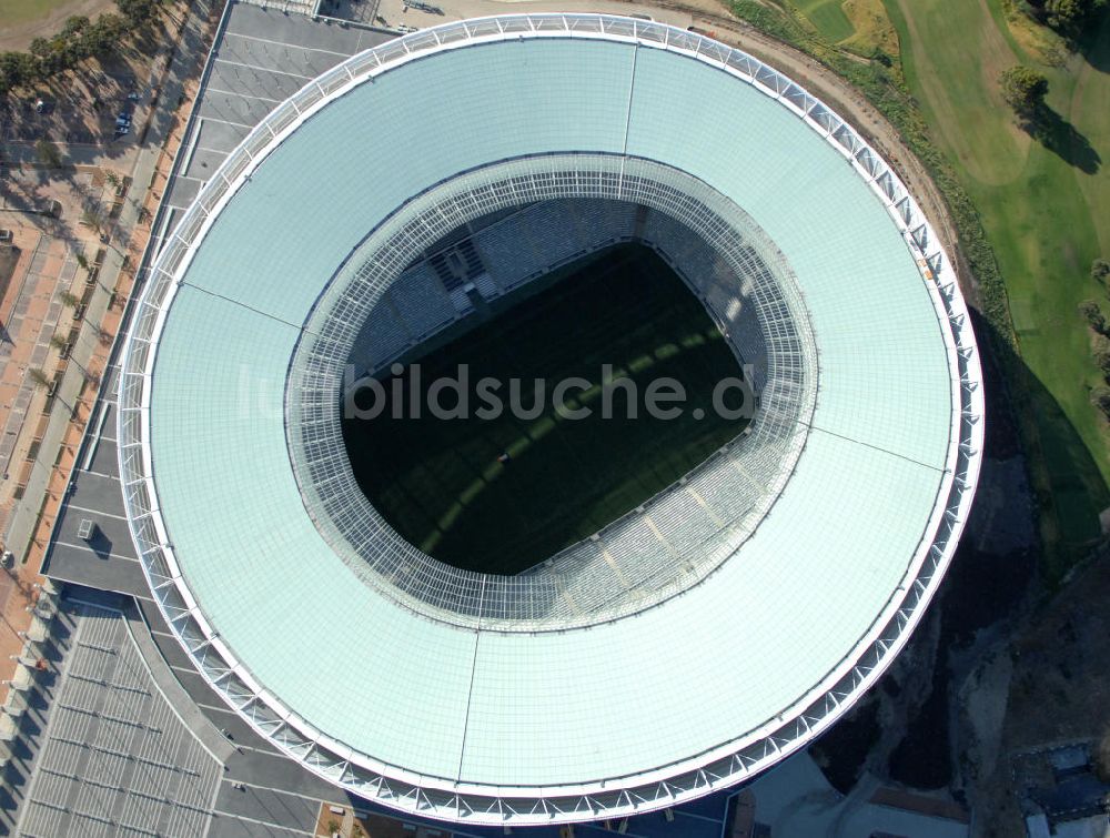 Kapstadt von oben - Green Point Stadion / Stadium in Kapstadt / Cape Town in Südafrika / South Africa