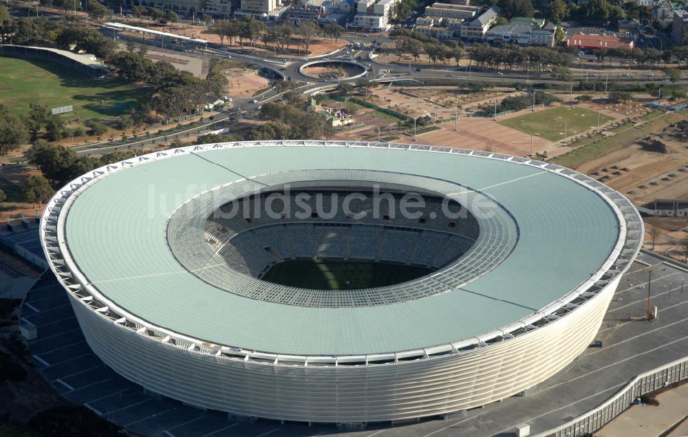 Luftaufnahme Kapstadt - Green Point Stadion / Stadium in Kapstadt / Cape Town in Südafrika / South Africa