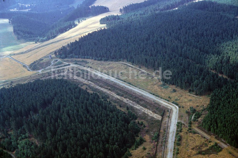 Luftbild Göritz - Grenze zur ehemaligen DDR