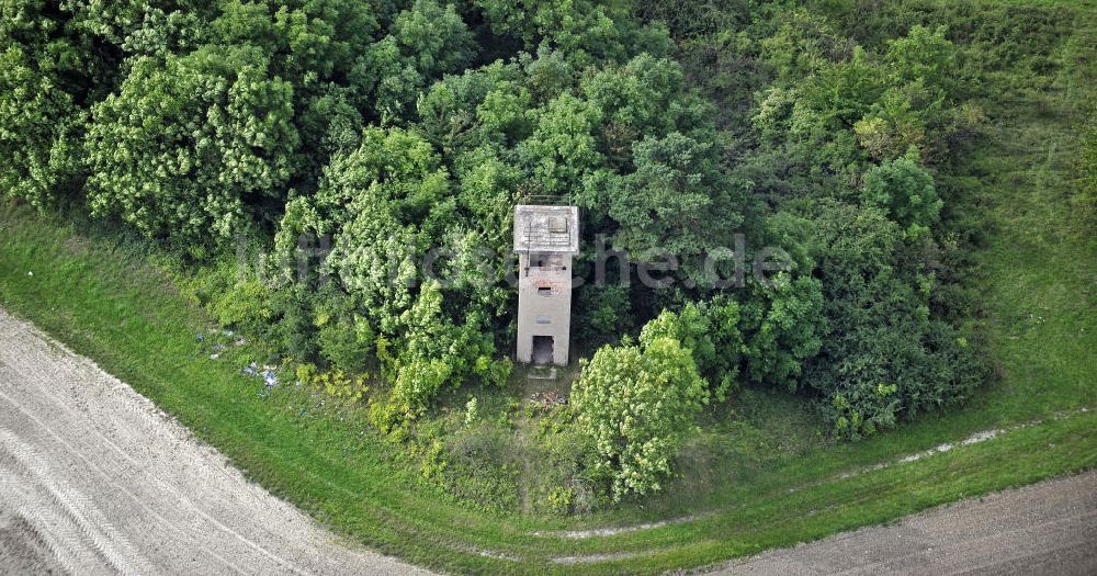 Eisenach aus der Vogelperspektive: Grenzwachturm bei Eisenach