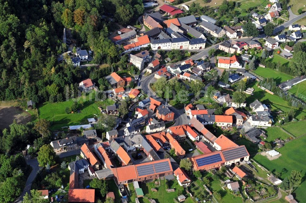 Görkwitz von oben - Görkwitz im Bundesland Thüringen