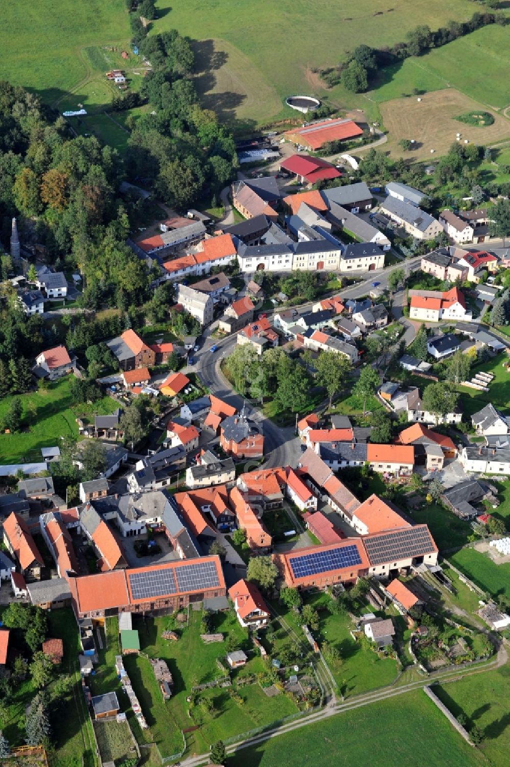 Görkwitz aus der Vogelperspektive: Görkwitz im Bundesland Thüringen