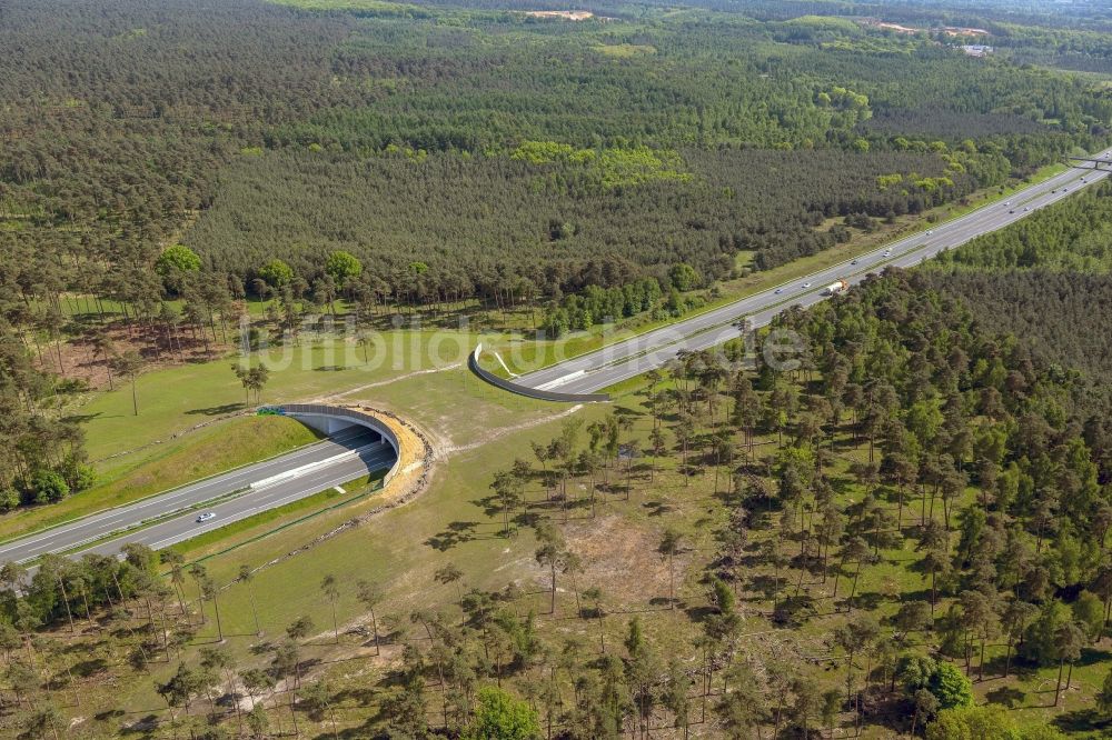 Luftbild Schermbeck - Grünbrücke über die A 31 bei Schermbeck im Bundesland Nordrhein-Westfalen