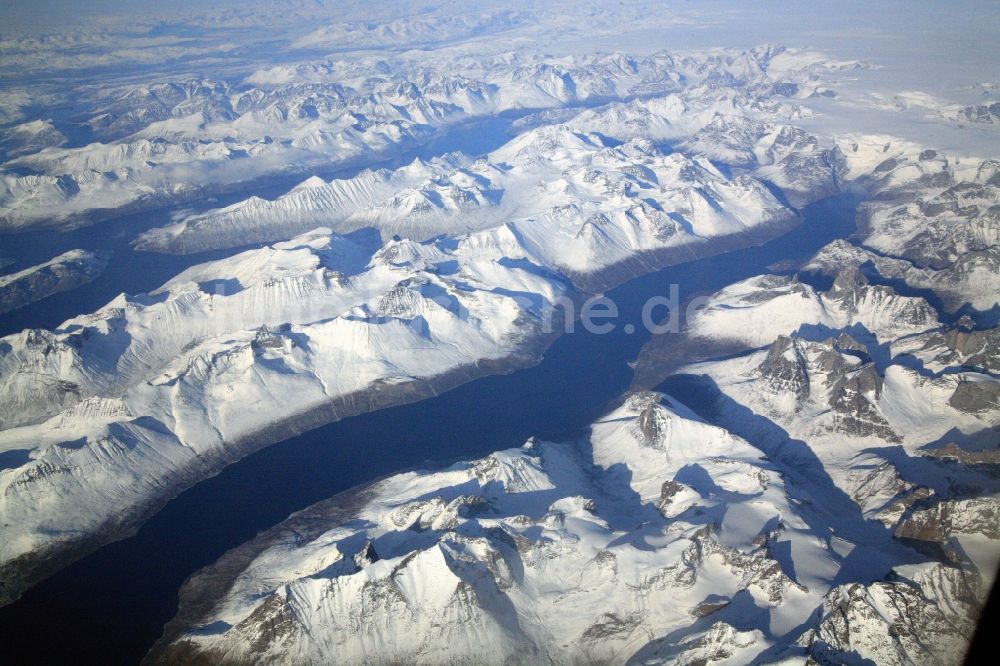 Südspitze von Grönland von oben - Grönland Südspitze