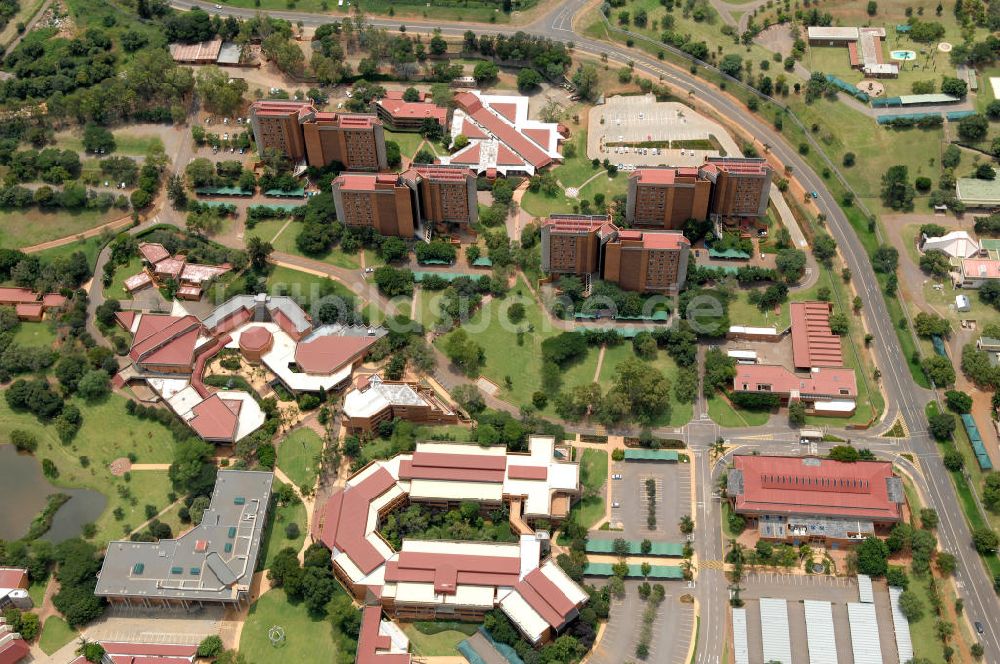 Pretoria von oben - Groenkloof Campus University of Pretoria