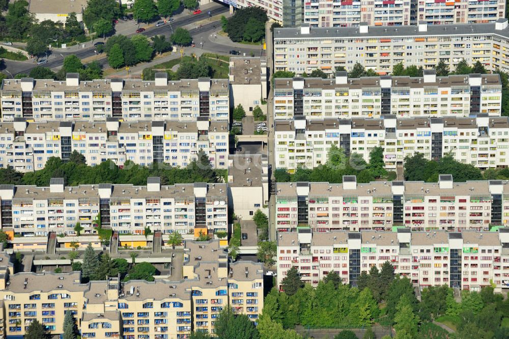 Luftbild Berlin Gropiusstadt - Gropisstadt Berlin Neukölln