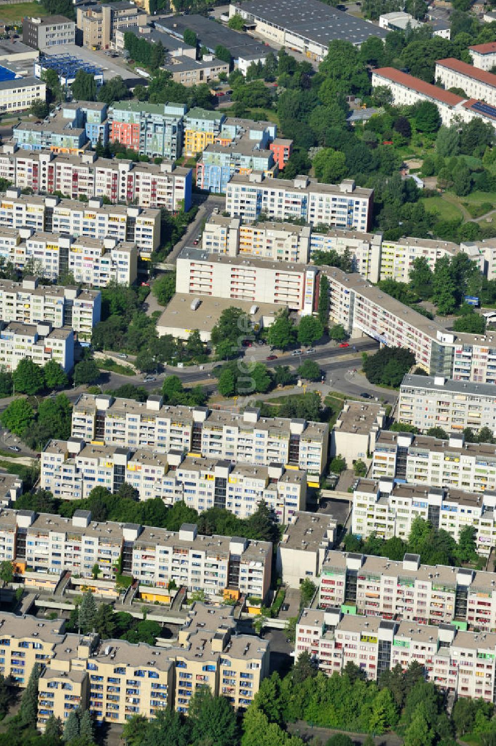 Luftaufnahme Berlin Gropiusstadt - Gropisstadt Berlin Neukölln