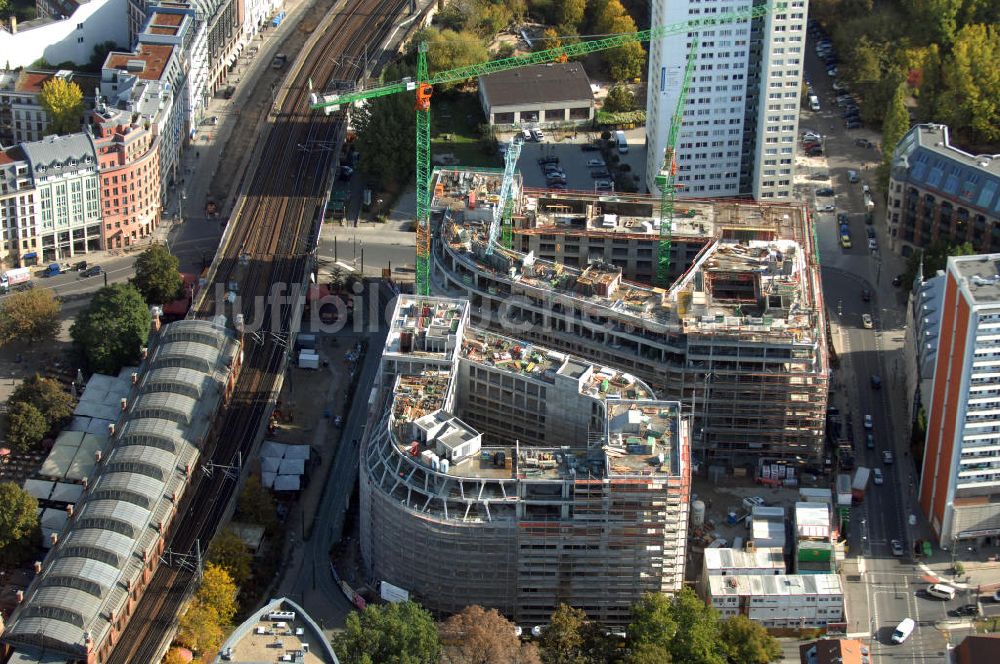 Berlin von oben - Groß-Baustelle Hackesches Quartier in Berlin