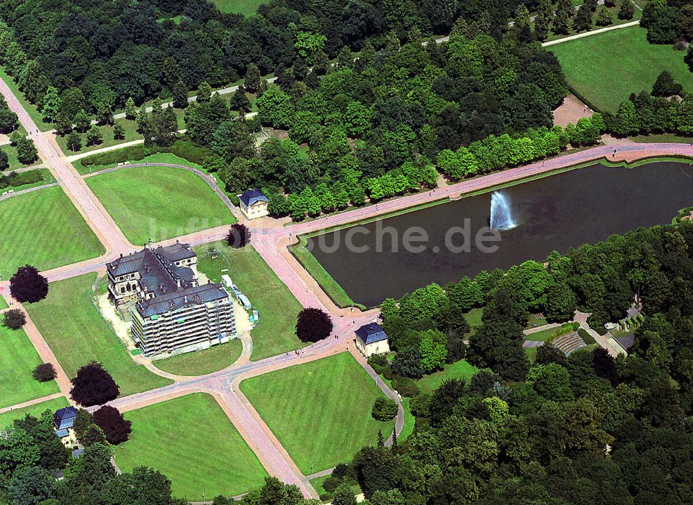 Dresden Von Oben Grosser Garten In Dresden Sachsen