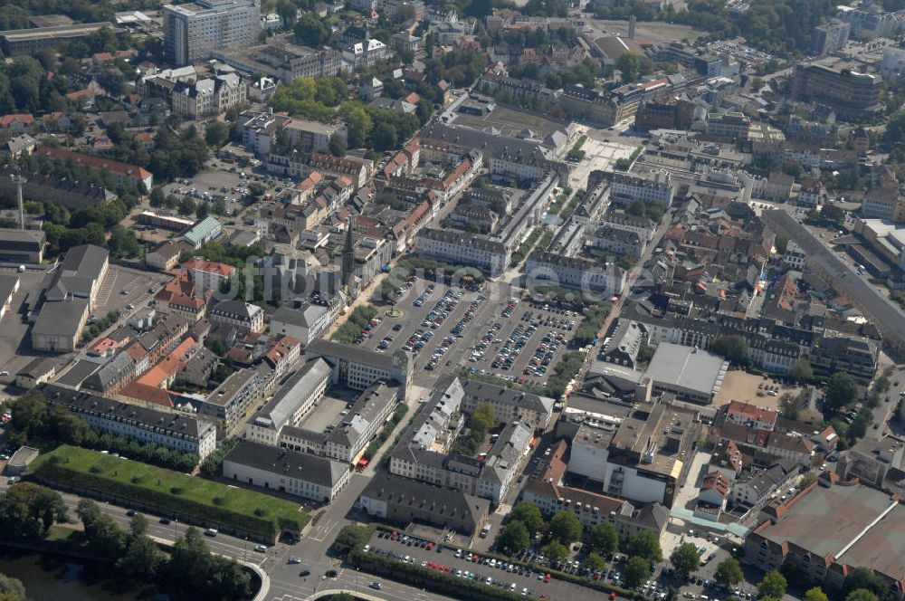 Saarlouis aus der Vogelperspektive: Großer Markt in Saarlouis