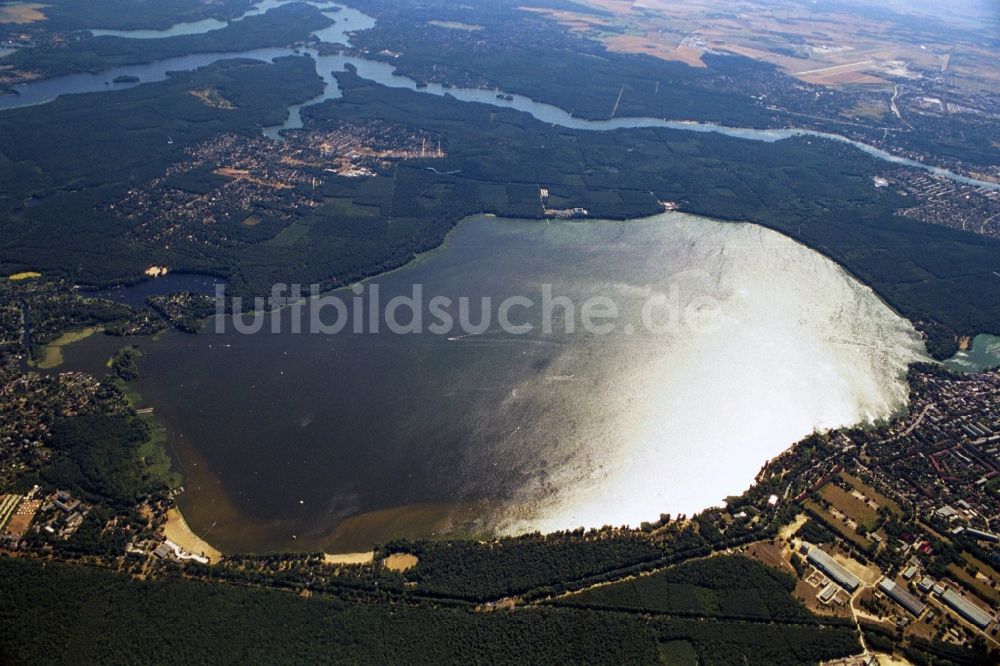 Luftbild Berlin - Großer Müggelsee in Berlin-Friedrichshagen