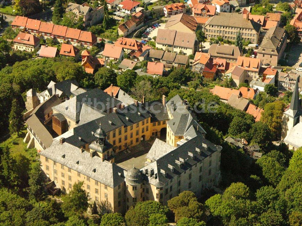 Blankenburg aus der Vogelperspektive: Großes Schloss Blankenburg