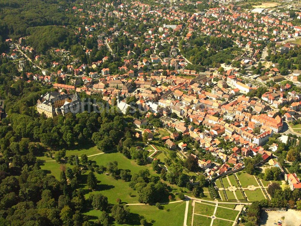 Luftbild Blankenburg - Großes Schloss Blankenburg