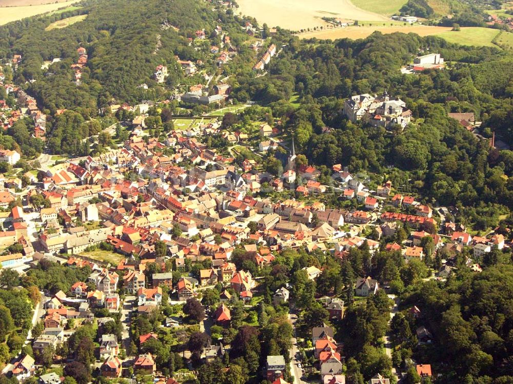 Luftbild Blankenburg - Großes Schloss Blankenburg