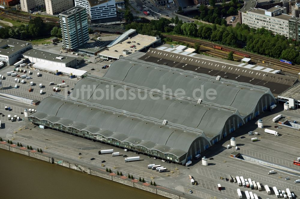 Hamburg von oben - Großhandelszentrum für Blumen , Obst und Gemüse in Hamburg, Deutschland