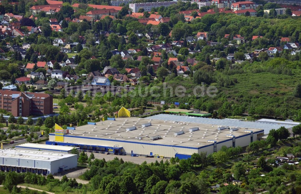 Magdeburg von oben - Großmarkt Selgros Cash & Carry in Magdeburg im Bundesland Sachsen-Anhalt