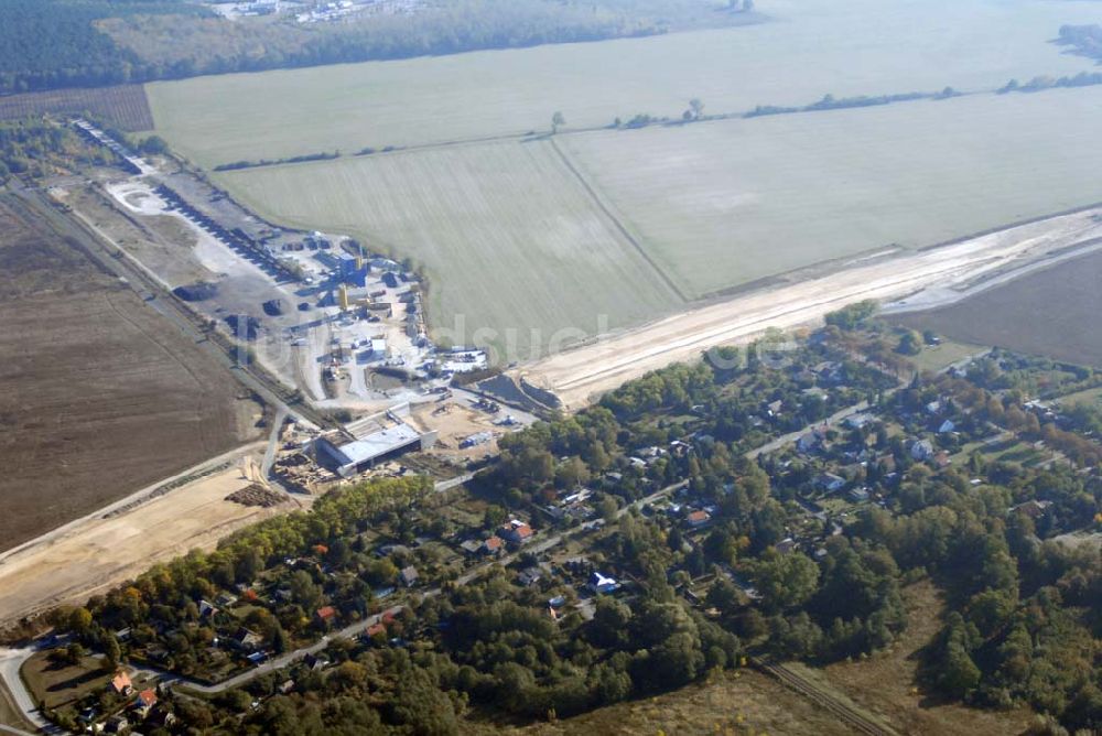 Luftbild Schönefeld - Großprojekt Schönefeld