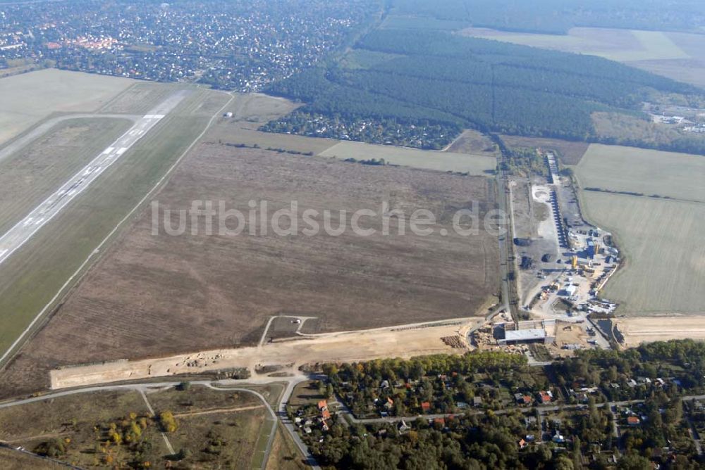 Luftaufnahme Schönefeld - Großprojekt Schönefeld