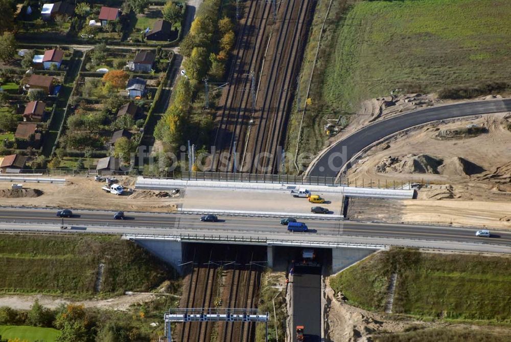 Schönefeld von oben - Großprojekt Schönefeld