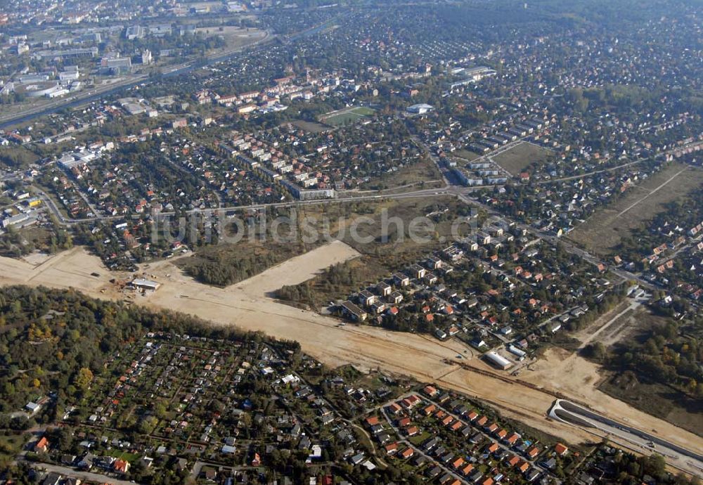 Schönefeld aus der Vogelperspektive: Großprojekt Schönefeld