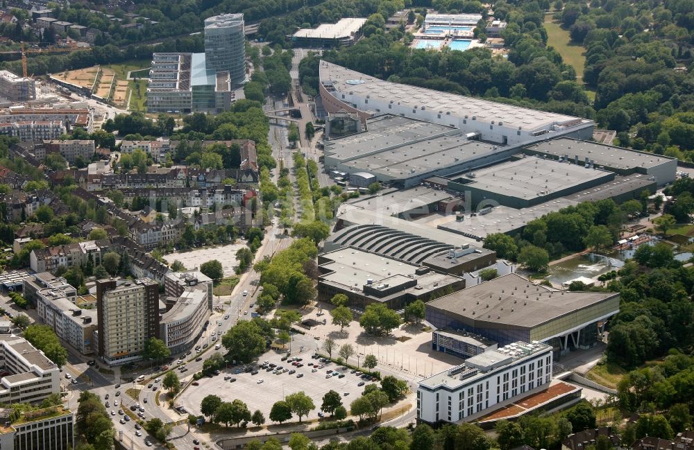 Essen OT Rüttenscheid aus der Vogelperspektive: Gruga - Komplex im Stadtteil Rüttenscheid in Essen im Bundesland Nordrhein-Westfalen