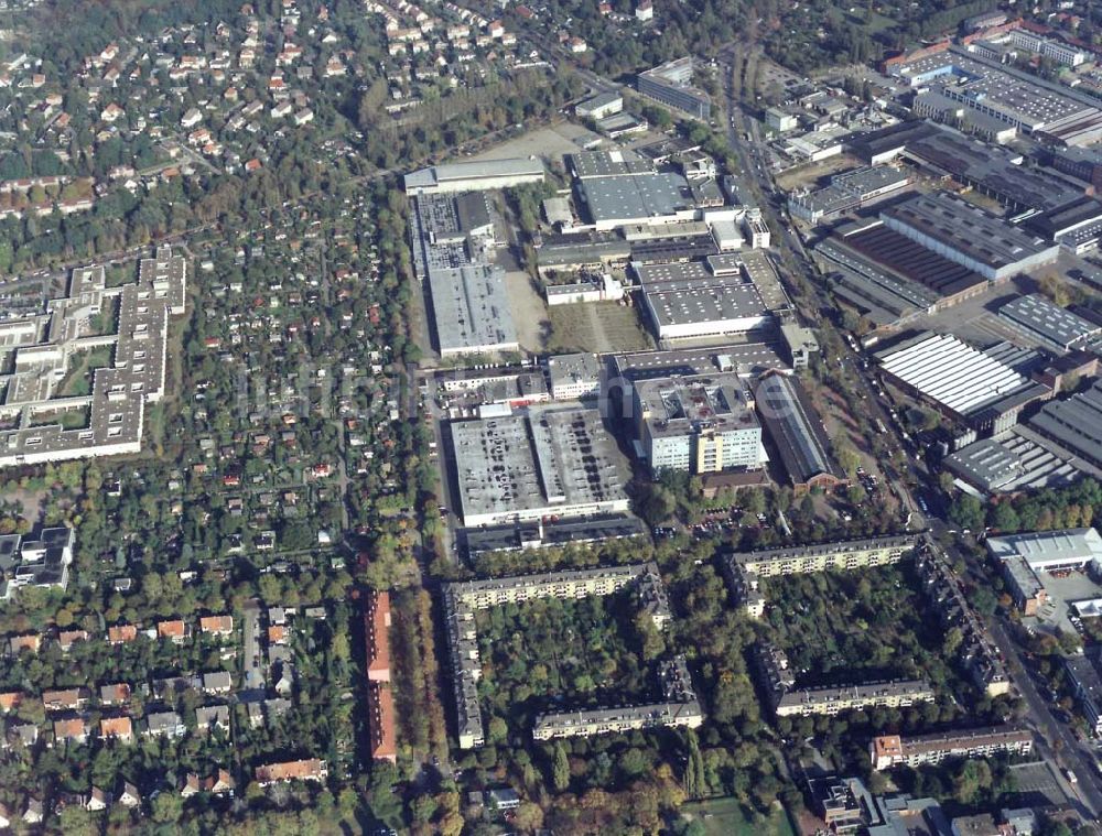 Berlin-Borsigwalde aus der Vogelperspektive: Grundstück der GEBAU-Aktiengesellschaft an der Holzhauser Straße in Berlin-Borsigwalde