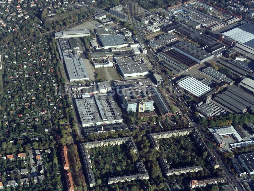 Luftbild Berlin-Borsigwalde - Grundstück der GEBAU-Aktiengesellschaft an der Holzhauser Straße in Berlin-Borsigwalde