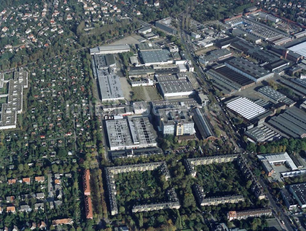 Luftbild Berlin-Borsigwalde - Grundstück der GEBAU-Aktiengesellschaft an der Holzhauser Straße in Berlin-Borsigwalde