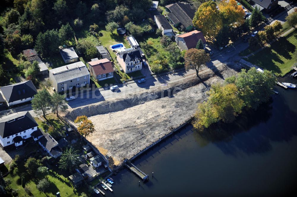 Luftaufnahme Grünheide - Grundstück / property in Grünheide / Fangschleuse