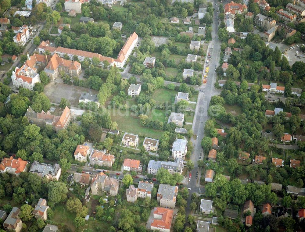 Berlin - Pankow von oben - Grundstück Waldstraße 10-12 / Kuckhoffstraße 23 der EDR GmbH in Berlin - Pankow.