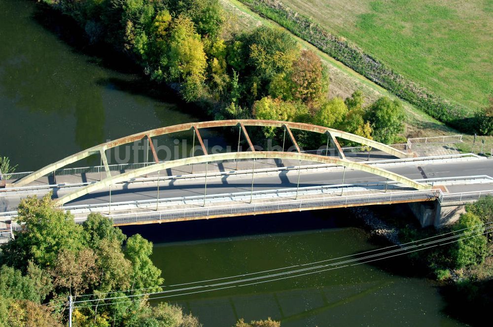 Luftaufnahme GÜSEN - Güsener Straßenbrücke