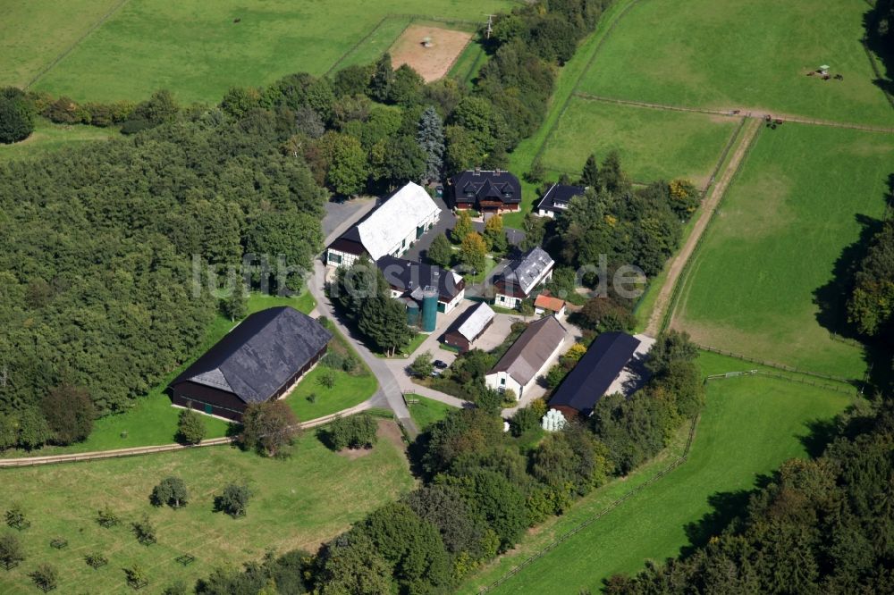 Luftbild Schlangenbad - Gästehaus und Pferde-Zuchstätte in Schlangenbad im Bundesland Hessen