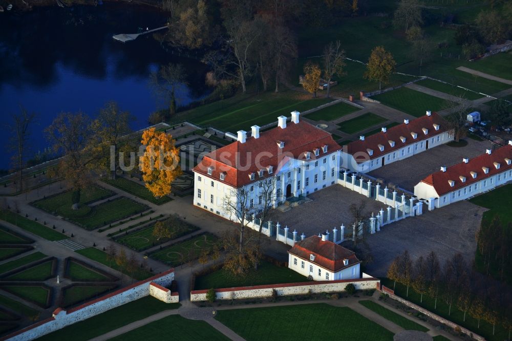 Luftbild Meseberg - Gästehaus Schloß Meseberg der Bundesregierung in Gransee im Bundesland Brandenburg