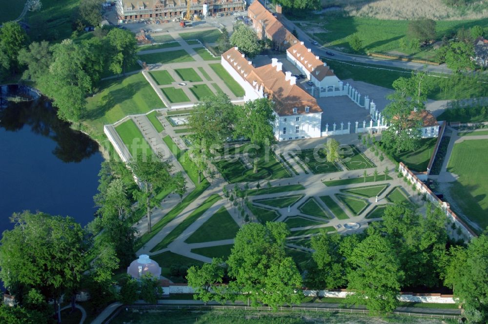 Luftbild Meseberg - Gästehaus Schloß Meseberg der Bundesregierung in Gransee im Bundesland Brandenburg