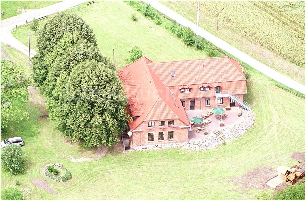 Luftbild Zarfzow - Gästehaus Zarfzow, gemütliche Landhausatmosphäre in einem alten, typisch mecklenburgischen Gutshaus AWO Sano gemeinnützige GmbH Hofstr