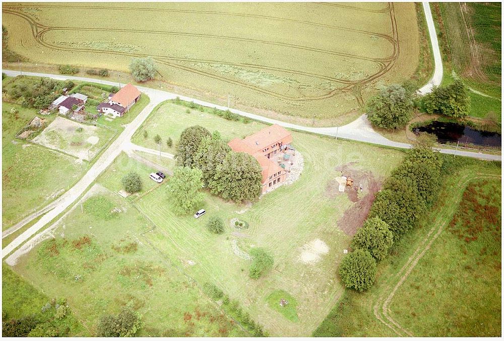 Luftbild Zarfzow - Gästehaus Zarfzow, gemütliche Landhausatmosphäre in einem alten, typisch mecklenburgischen Gutshaus AWO Sano gemeinnützige GmbH Hofstr