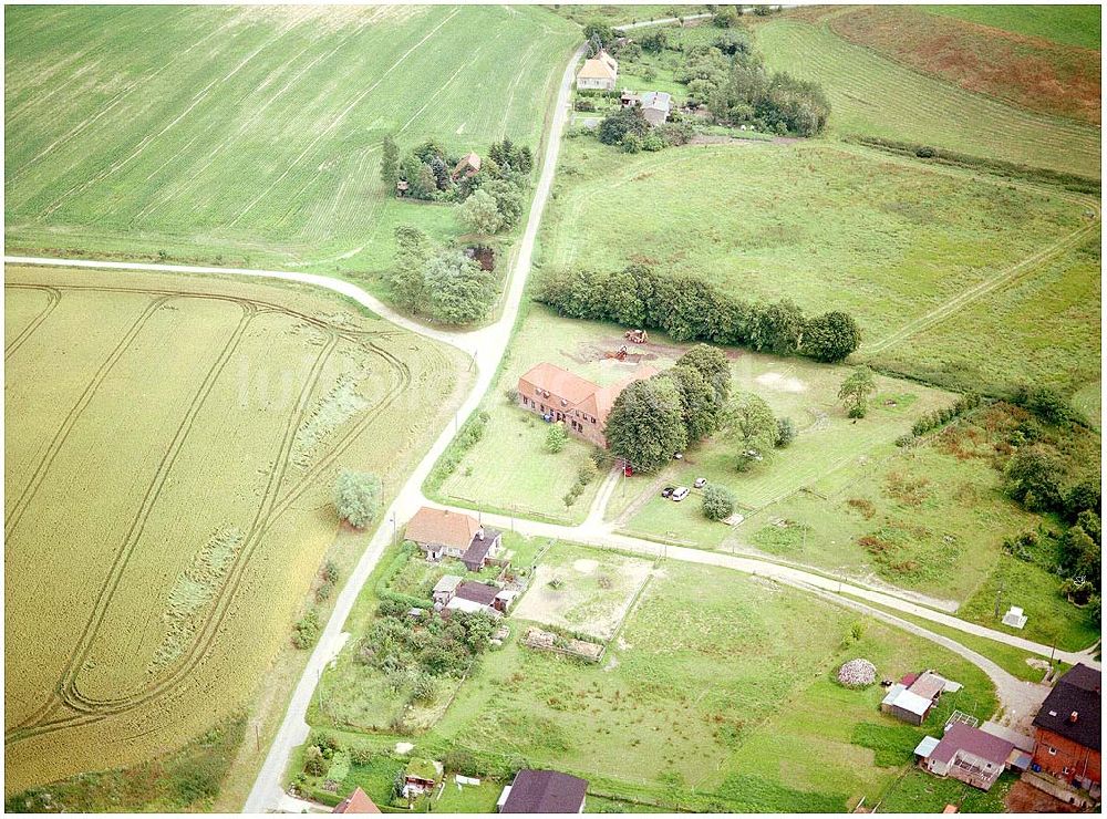 Luftbild Zarfzow - Gästehaus Zarfzow, gemütliche Landhausatmosphäre in einem alten, typisch mecklenburgischen Gutshaus AWO Sano gemeinnützige GmbH Hofstr