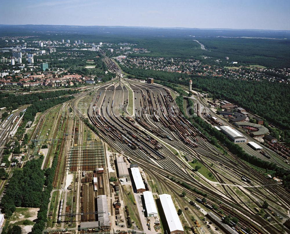 Luftbild NÜRNBERG - Güterbahnhof in Nürnberg