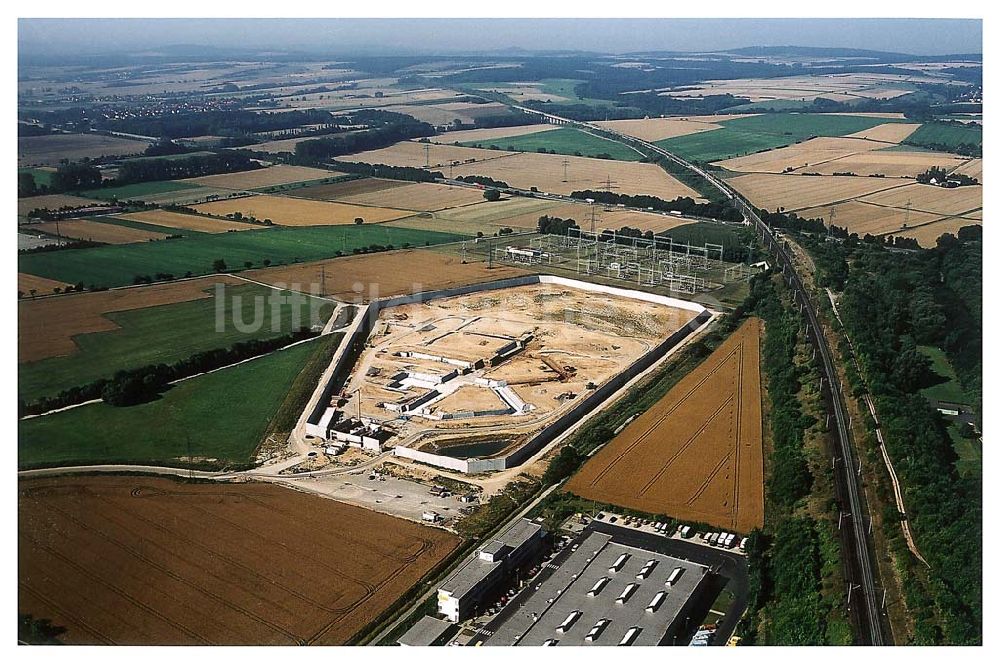 Göttingen aus der Vogelperspektive: Göttingen Blick auf Göttingen-West, wo der Neubau der JVA (Justizvollzugsanstalt) entstehen soll