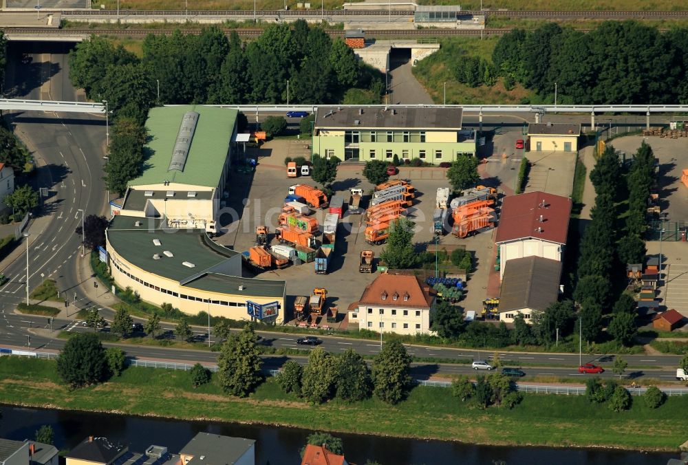 Luftaufnahme Gera - GUD Geraer Umweltdienste GmbH & Co. KG in Gera im Bundesland Thüringen