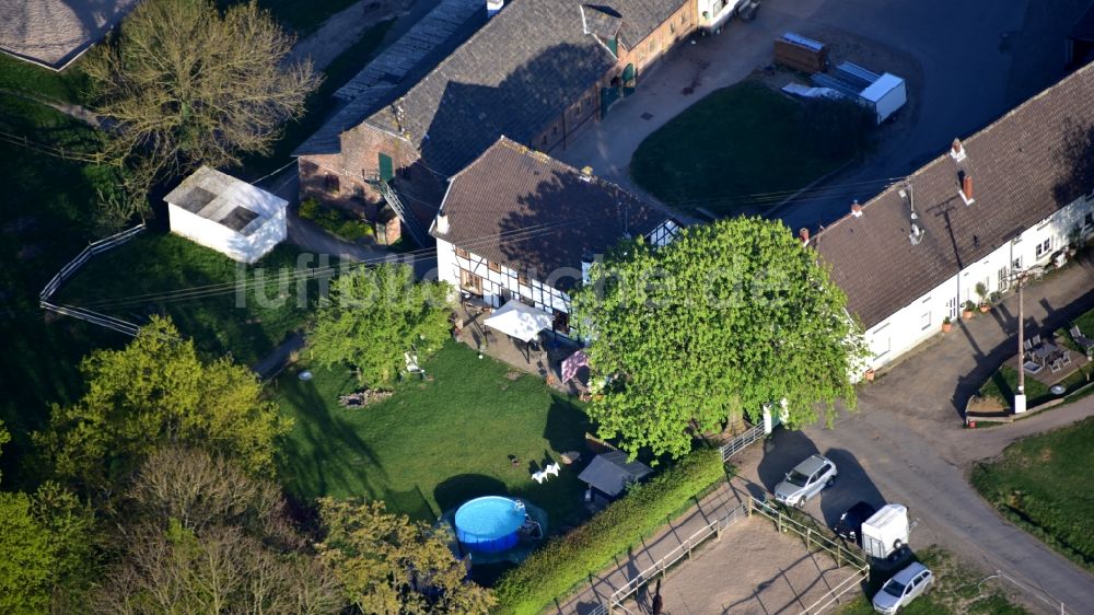 Luftbild Königswinter - Gut Heiderhof in Königswinter im Bundesland Nordrhein-Westfalen, Deutschland