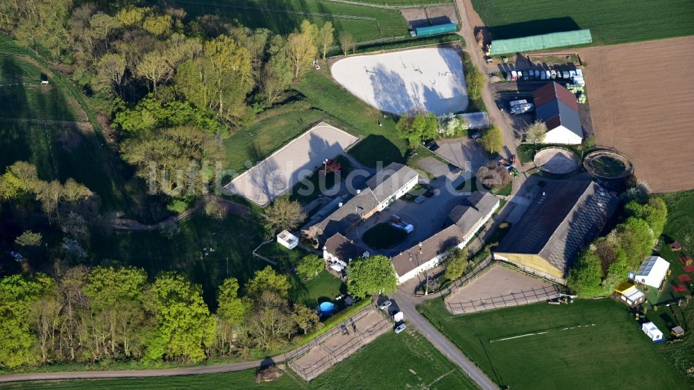 Luftaufnahme Königswinter - Gut Heiderhof in Königswinter im Bundesland Nordrhein-Westfalen, Deutschland