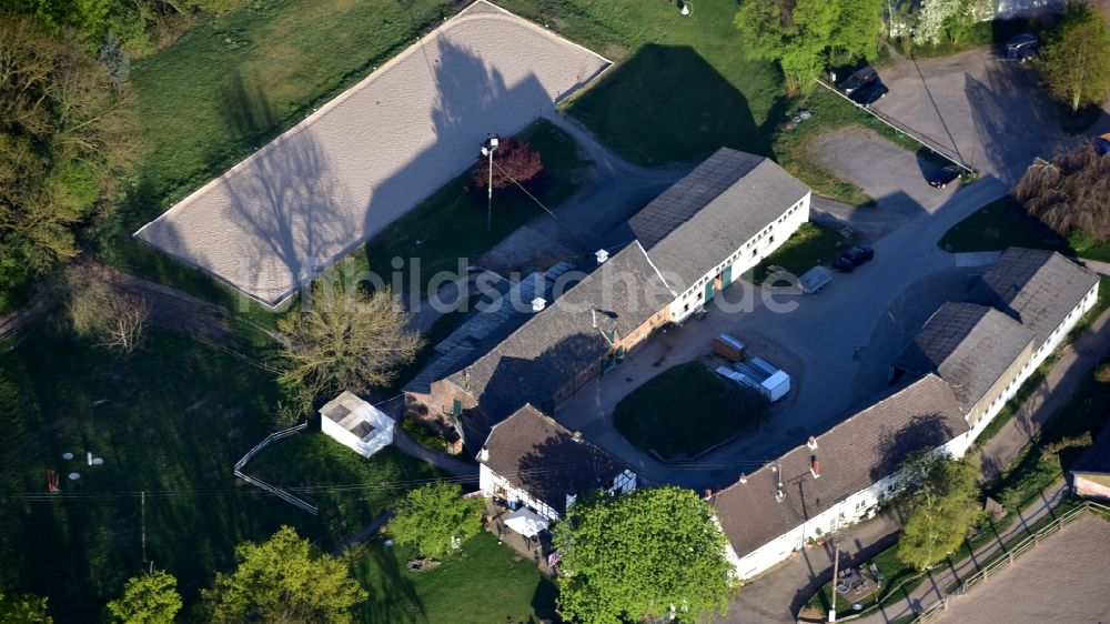 Königswinter von oben - Gut Heiderhof in Königswinter im Bundesland Nordrhein-Westfalen, Deutschland