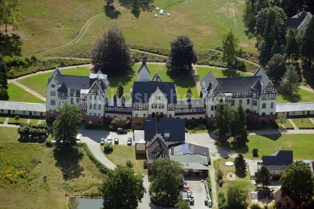 Müllrose von oben - Gut Zeisigberg in Müllrose im Bundesland Brandenburg