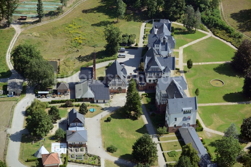 Müllrose von oben - Gut Zeisigberg in Müllrose im Bundesland Brandenburg